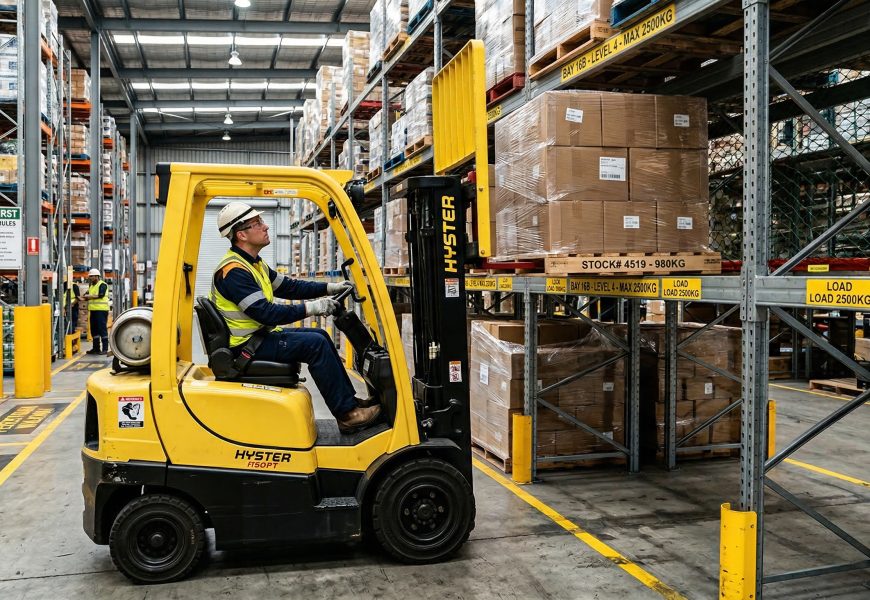 Bezpieczeństwo regałów paletowych w magazynie – dlaczego właściwa obsługa to podstawa